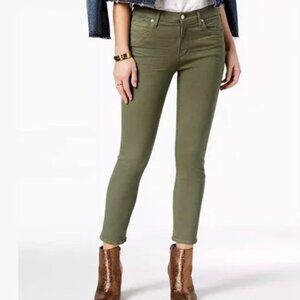 Citizens of Humanity Army Green Rocket Crop High Rise Skinny Pant, Size 25